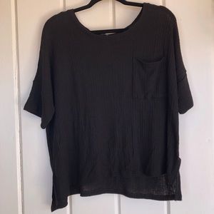 American Eagle Ribbed Short Sleeve Tee